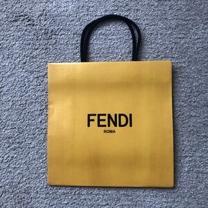 Authentic FENDI Paper Shopping Bag.